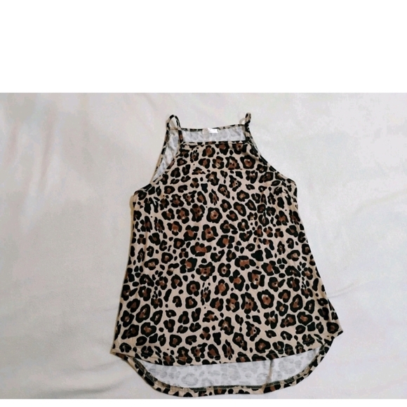 Sherosa Tops - Stylish Leopard Print Women's Tank Top